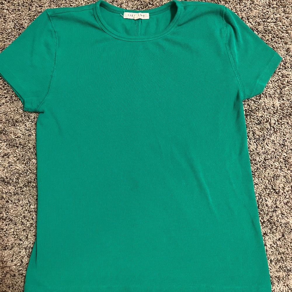 copper key brand ribbed t shirt